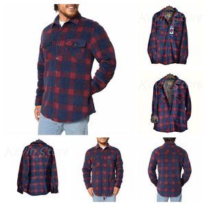 Freedom Foundry RED NWT Men’s Super Plush Shirt Jacket